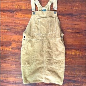 Soft Corduroy Overall dress